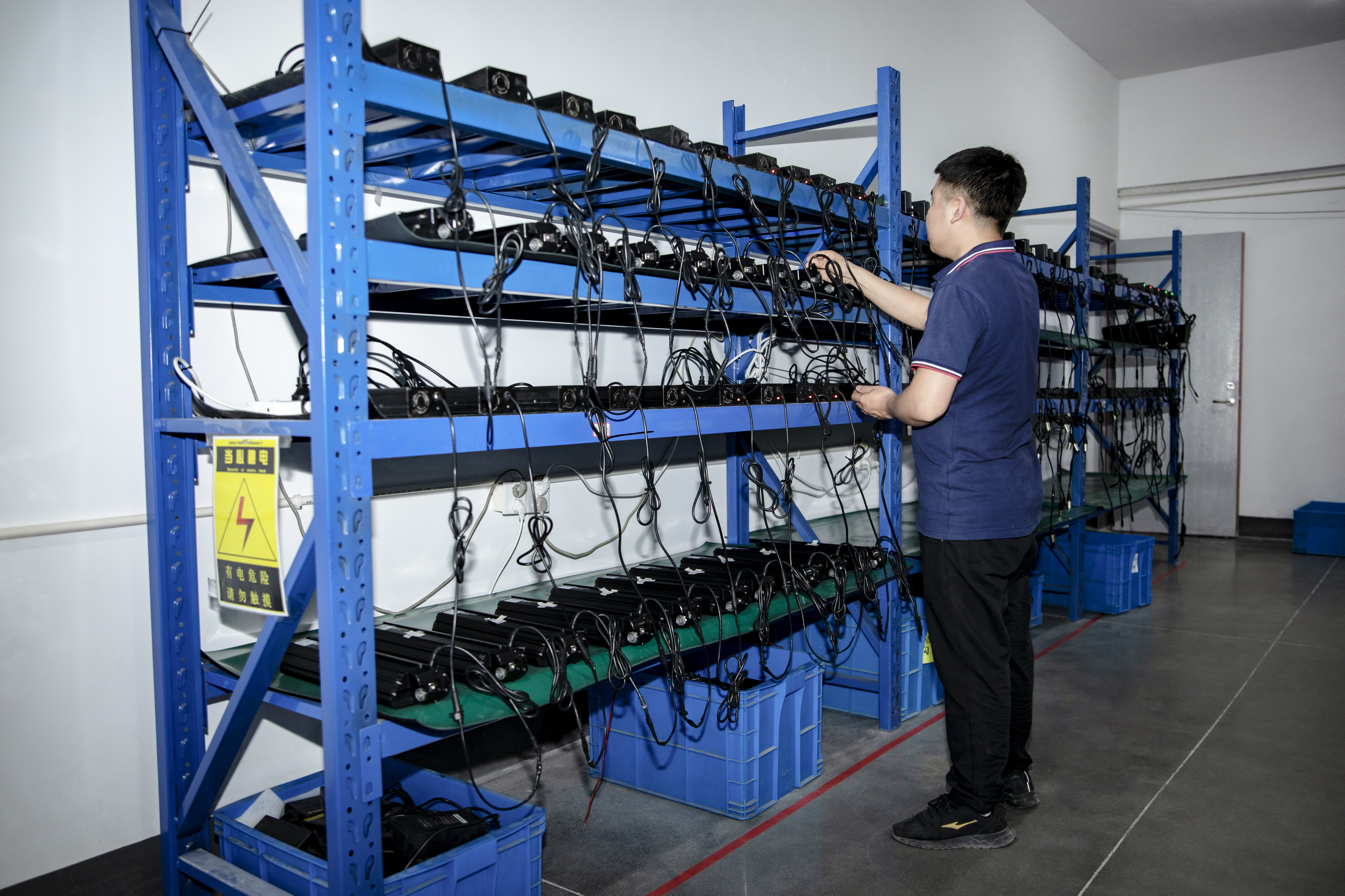 Incoming batteries inspection