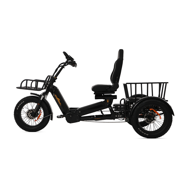 2000W 200Nm Torque 152Ah Semi-Recumbent Electric Tricycle - Sobowo Mike Cruiser 