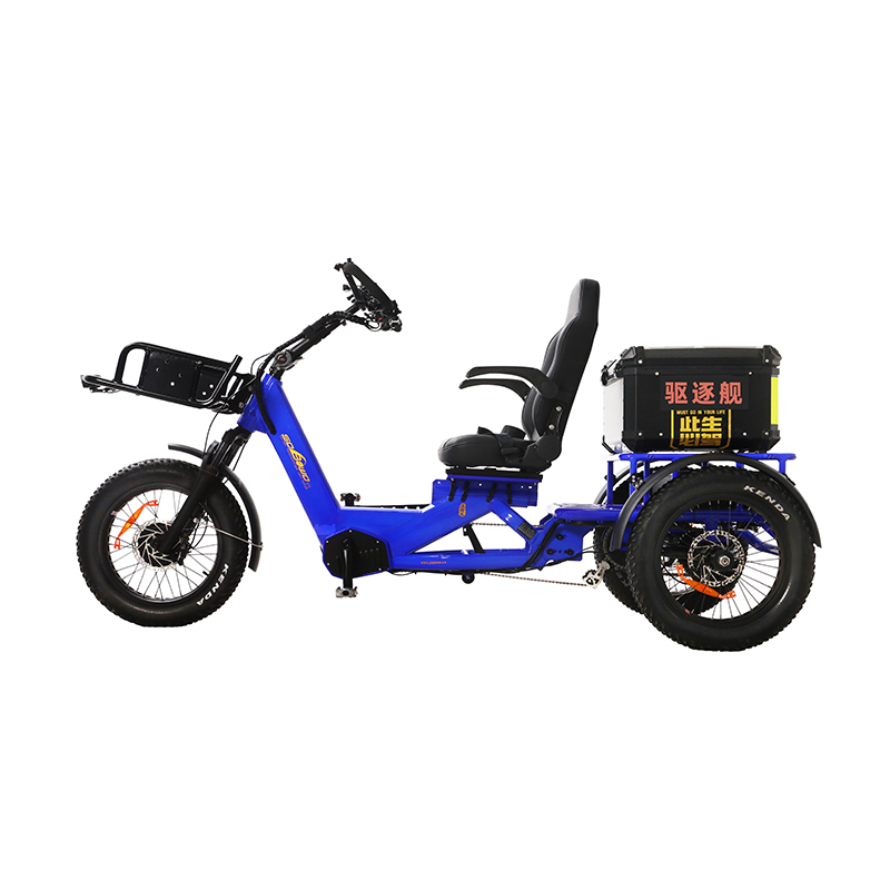 1000W 60Ah Semi-Recumbent Electric Tricycle - Sobowo Mike Destroyer 