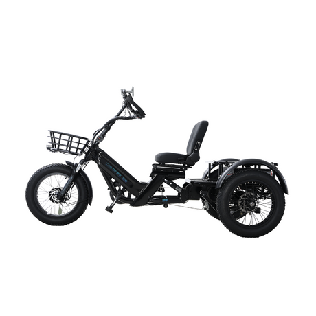 48v 2000w Dual Motor Electric Tricycle 400KM Long Range 80ah Semi-recumbent E Trike—WN18